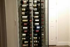 Glass encased wine storage