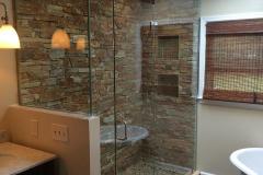 Check out this one! Frameless with very little metal.
