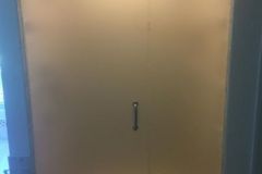 Frosted frameless door and panel in McLean, VA for new dimensions.