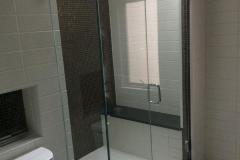Frameless shower in Reston