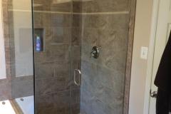 Frameless shower in Potomac Falls.