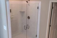 Frameless French door in Reston