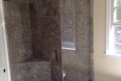 2/3 Neo angle frameless shower in Herndon VA