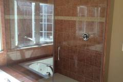 Frameless 2/3 neo-angle shower in Leesburg