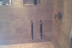 French Door Shower Enclosure installed in Waterford.