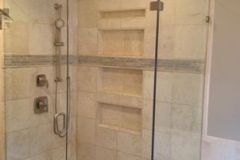 Frameless Door panel door with a header in Fairfax