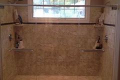 Frameless Door panel door with a header in Fairfax