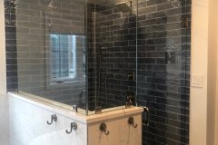 Shower glass to accommodate all shapes and sizes