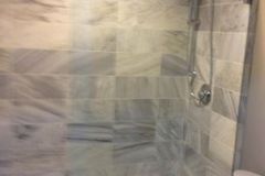 Nice spray panel for an open shower in Reston VA
